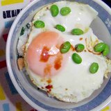 京揚げと枝豆のっけご飯